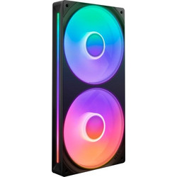 NZXT F240 RGB Core Black Case Fan 120mm ARGB με Σύνδεση 3-Pin 4-Pin PWM 2τμχ
