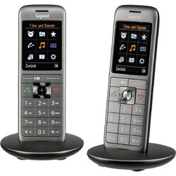 Gigaset CL660HX Duo Ασύρματο Τηλέφωνο Σετ Duo με Ανοιχτή Ακρόαση Ανθρακί