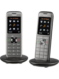 Gigaset CL660HX Duo Ασύρματο Τηλέφωνο Σετ Duo με Ανοιχτή Ακρόαση Ανθρακί
