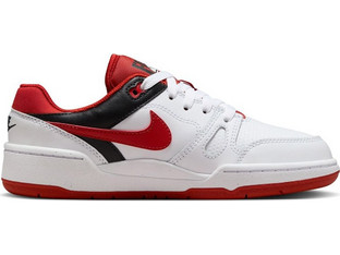 Nike Full Force Παιδικά Sneakers Λευκά Κόκκινα FV5929-100