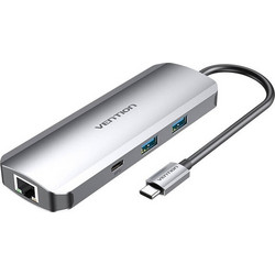 Vention TOMHB USB-C Docking Station με HDMI 4K PD Ethernet