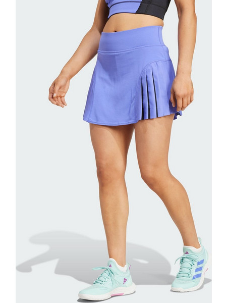 Adidas Tennis Pro Heat. Rdy Μίνι Φούστα Υφασμάτινη Ψηλόμεση Πλισέ Λιλά IX1549