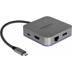 DeLOCK 87742 USB-C Docking Station με HDMI PD Ethernet