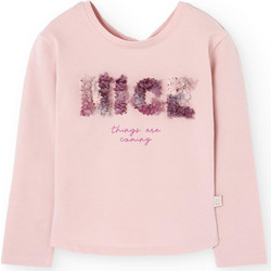 Boboli Παιδικό T-Shirt Μακρυμάνικο Ροζ 729255