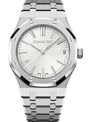 Audemars Piguet Ανδρικό Ρολόι Αυτόματο με Ασημί Μεταλλικό Μπρασελέ 15510ST.OO.1320ST.08