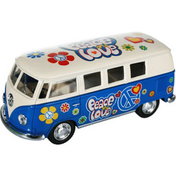 Toi-Toys VW Flower Power Bus με Φως & Ήχο Μπλε