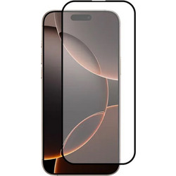 Vivid Full Face Tempered Glass Black (iPhone 16 Pro)