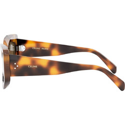 Celine CL40277I 53E Γυναικεία Γυαλιά Ηλίου Cat Eye Κοκάλινα Ταρταρούγα με Καφέ Φακό