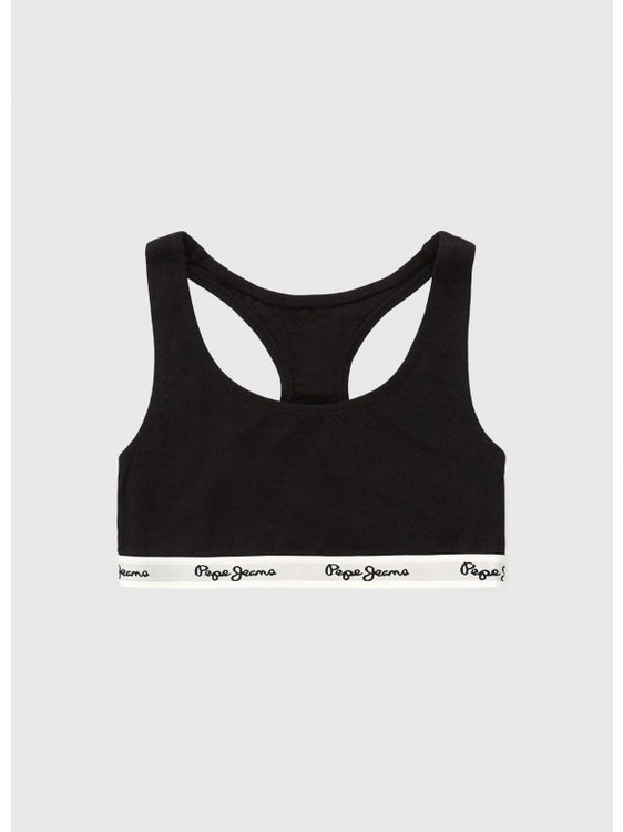 Pepe Jeans Dixie Μπουστάκι χωρίς Μπανέλα Μαύρο U4F5594PEP-999