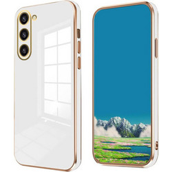 Bodycell Gold Plated Back Cover White (Samsung Galaxy S23 Plus)