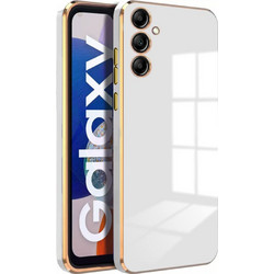 Bodycell Gold Plated Back Cover White (Samsung Galaxy A13 5G)