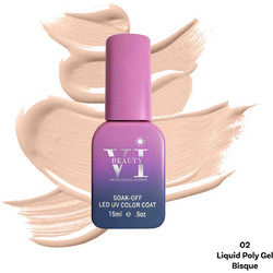 Mixcoco Liquid Poly Gel 02 Bisque 15ml