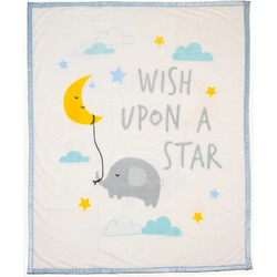 Abo Wish Upon Star Κουβέρτα Κούνιας Βελουτέ 110x140 Μπεζ