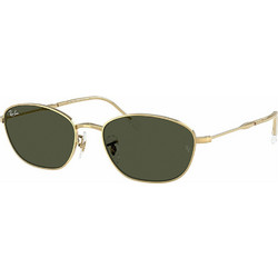 Ray-Ban RB3749 001/31 Γυναικεία Γυαλιά Ηλίου Οβάλ Μεταλλικά Χρυσά με Πράσινο Φακό