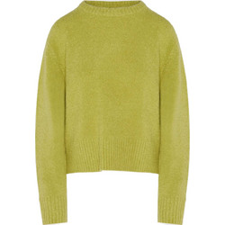Funky Buddha Γυναικεία Πλεκτή Μπλούζα Lime FBL008-104-09
