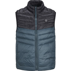 Jack & Jones Jjesprint Bodywarmer Collar Αμάνικο Ανδρικό Μπουφάν Puffer Πετρόλ 12258457