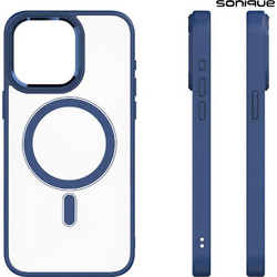 Sonique Magnetic Magmetal Back Cover Blue (iPhone 13 Pro)