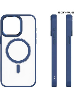Sonique Magnetic Magmetal Back Cover Blue (iPhone 13 Pro)