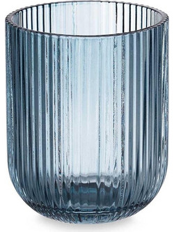 Mastershop Ποτήρι Νερού Γυάλινo Μπλε 270ml MS-02984928
