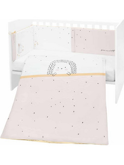 KikkaBoo Hedge-hugs Σετ Κούνιας White/Beige 6τμχ 41101060134