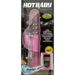 Baile Hot Baby Vibe Δονητής Rabbit 18.5cm Ροζ
