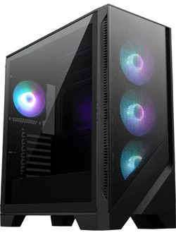 MSI MAG Forge 321R Airflow Black Gaming Midi Tower Κουτί Υπολογιστή RGB με Πλαϊνό Παράθυρο