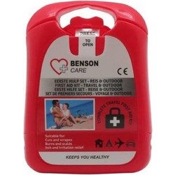 Benson Travel & Outdoor Βαλιτσάκι Πρώτων Βοηθειών Κόκκινο