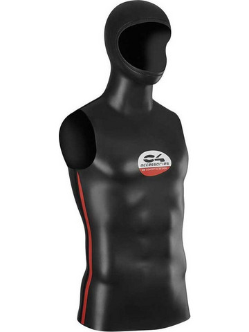 C4 Ultrastretch Hood Γιλέκο Κατάδυσης Ξυρισμένο Neoprene για Αυτόνομη Κατάδυση 2mm