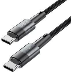 Tech-Protect Braided USB-C to USB-C 60W 0.25m Black Grey 9490713933923