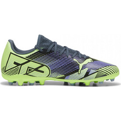 Puma Future 7 Play MG 107941-03 Ποδοσφαιρικά Παπούτσια με Τάπες Μωβ Lime