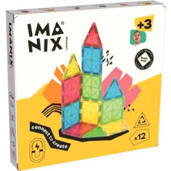 Imanix Μαγνητικό Παιχνίδι Κατασκευών 12τμχ