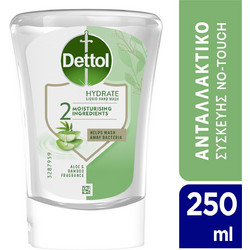Dettol Hydrate Αντισηπτικό Κρεμοσάπουνο Refill 250ml