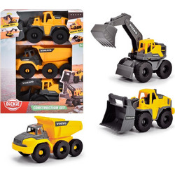 Dickie Toys Volvo Οχήματα Κατασκευής 3τμχ 203722015
