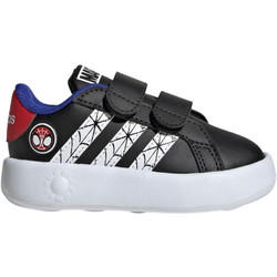 Adidas Grand Court Spider-Man Παιδικά Sneakers Μαύρα JS0743