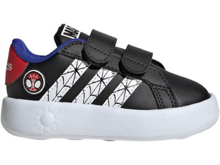 Adidas Grand Court Spider-Man Παιδικά Sneakers Μαύρα JS0743