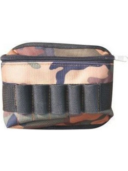 Γιάκυ 4005005 Φυσιγγιοθήκη Υφασμάτινη 5 Θέσεων Camo Χακί