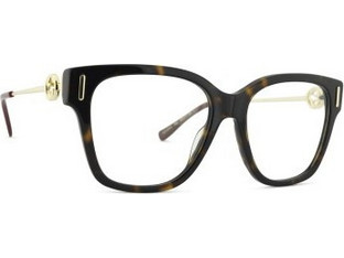 Gucci GG1204O 002 Γυναικείος Σκελετός Γυαλιών Οράσεως Κοκάλινος Μεταλλικός Χρυσός Άσπρος