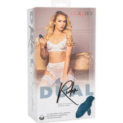 CalExotics Dual Rider Vibrating Seat Κλειτοριδικός Δονητής για Ζευγάρια με Τηλεχειριστήριο Πράσινος
