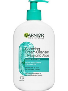 Garnier Skin Naturals Hyaluronic Aloe Soothing Cream Cleanser 250ml