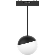 InLight Κρεμαστό Φωτιστικό Οροφής Μονόφωτο LED με Θερμό Λευκό Φως Μαύρο TMU0200-Black