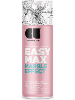 CosmosLac Easy Max Marble Effect Σπρέι Βαφής Μαύρο 400ml