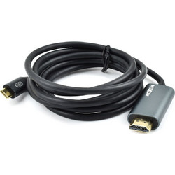 Moxom Καλώδιο HDMI Male to USB-C Male 1.8m Black
