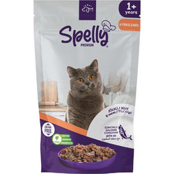 Spelly Premium Sterilised Grain Free with Salmon in Jelly 85gr