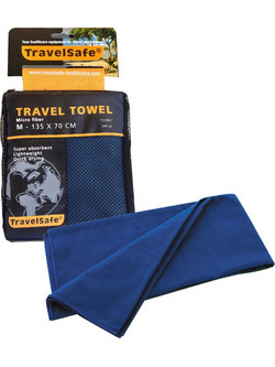 TravelSafe Πετσέτα Θαλάσσης Microfiber Μπλε 70x135cm TRA-090