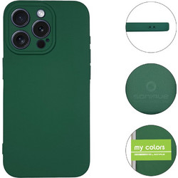 Sonique My Colors Silicone Back Cover Dark Green (iPhone 15 Pro Max)