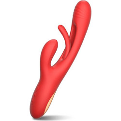 Passion Labs Magnus Vibrator Δονητής Rabbit 24cm Κόκκινος