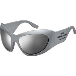 Marc Jacobs MARC773S YB7 Γυναικεία Γυαλιά Ηλίου Oversized Κοκάλινα Λευκά με Γκρι Φακό