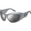 Marc Jacobs MARC773S YB7 Γυναικεία Γυαλιά Ηλίου Oversized Κοκάλινα Λευκά με Γκρι Φακό