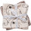 Done by Deer Contour Πάνες Αγκαλιάς από Μουσελίνα Ροζ 70x70cm 2τμχ BR71983