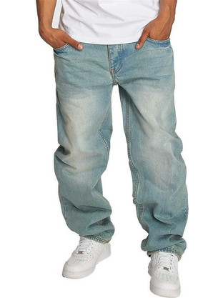 Ecko Unltd Ανδρικό Τζιν Παντελόνι Loose Εφαρμογή Τιρκουάζ ECKOJS1002-04188